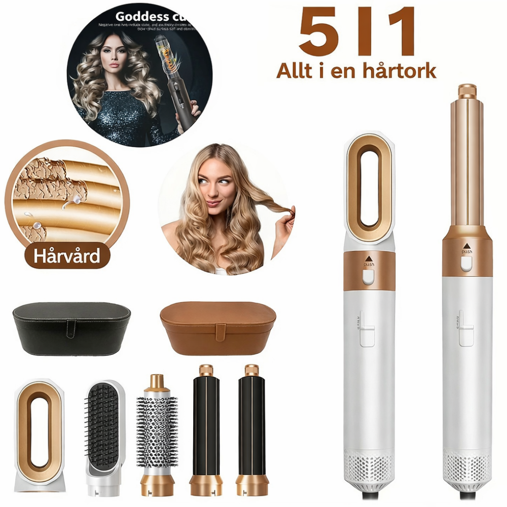 5-in-1 AirStyler – Professional Hair Styling Tool